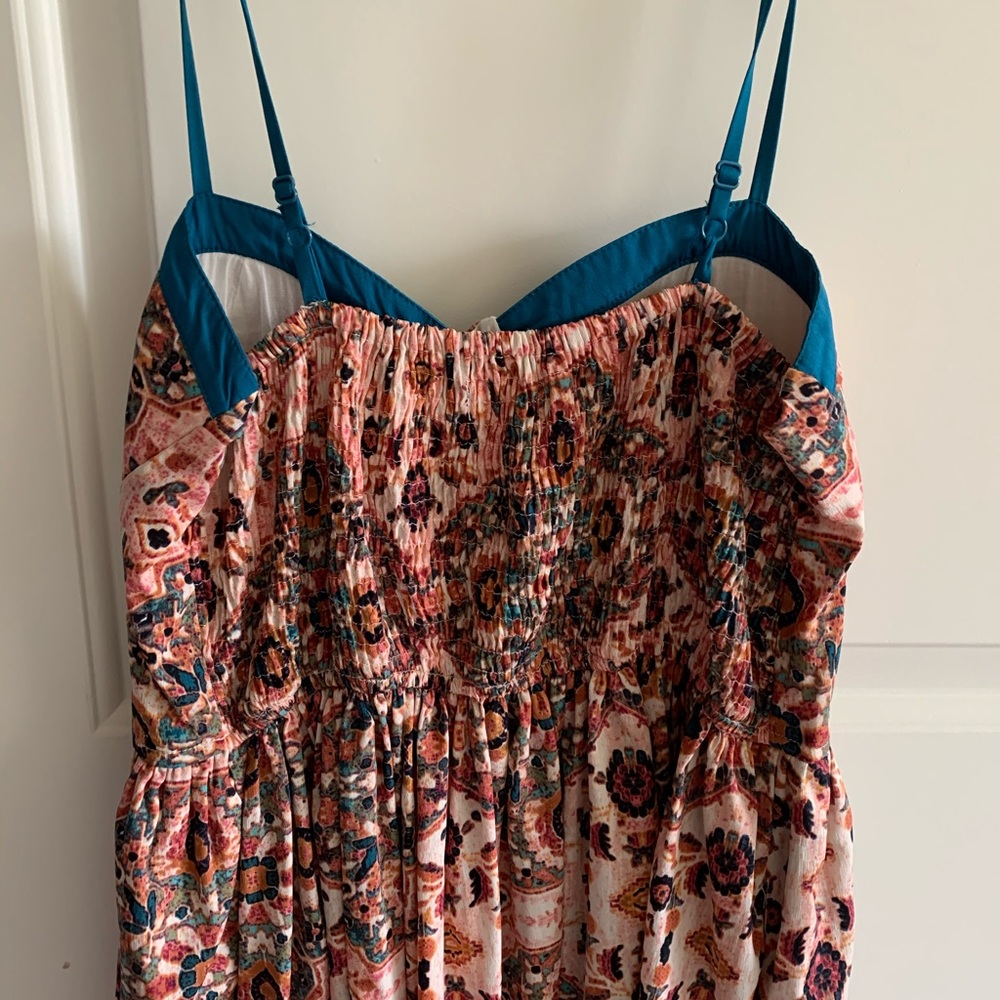 Pink and Blue Summer Dress - Picture 4 of 6